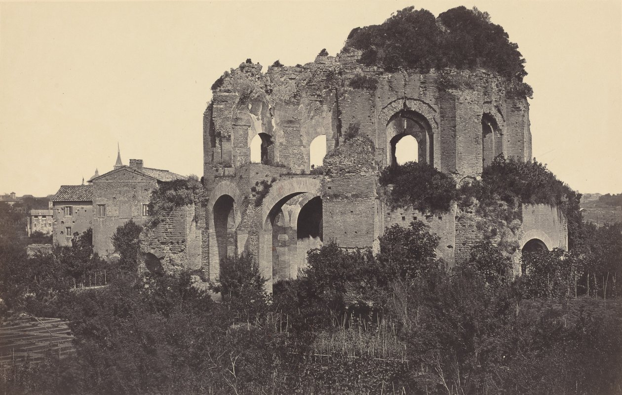 Templum Minerva Medica och det omgivande området,1861 (foto) av Robert MacPherson