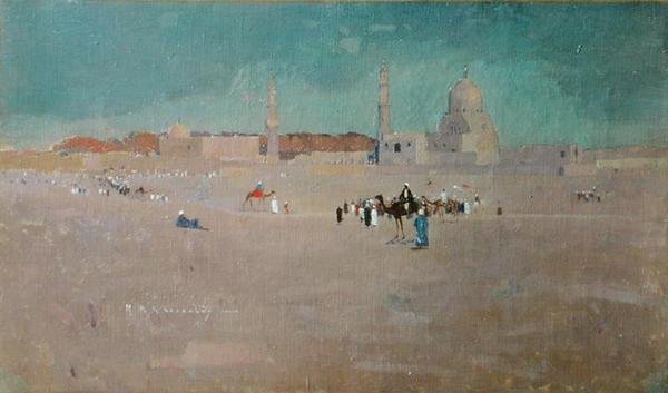 A Scene in Egypt, c.1890 (olja på duk) av Robert McGowan Coventry