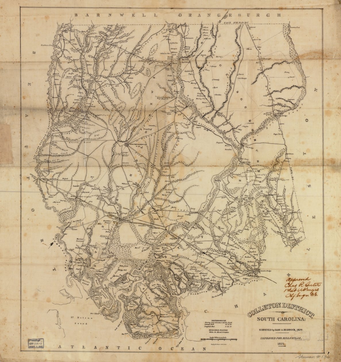 Colleton District, South Carolina LOC 2006636733 av Robert Mills