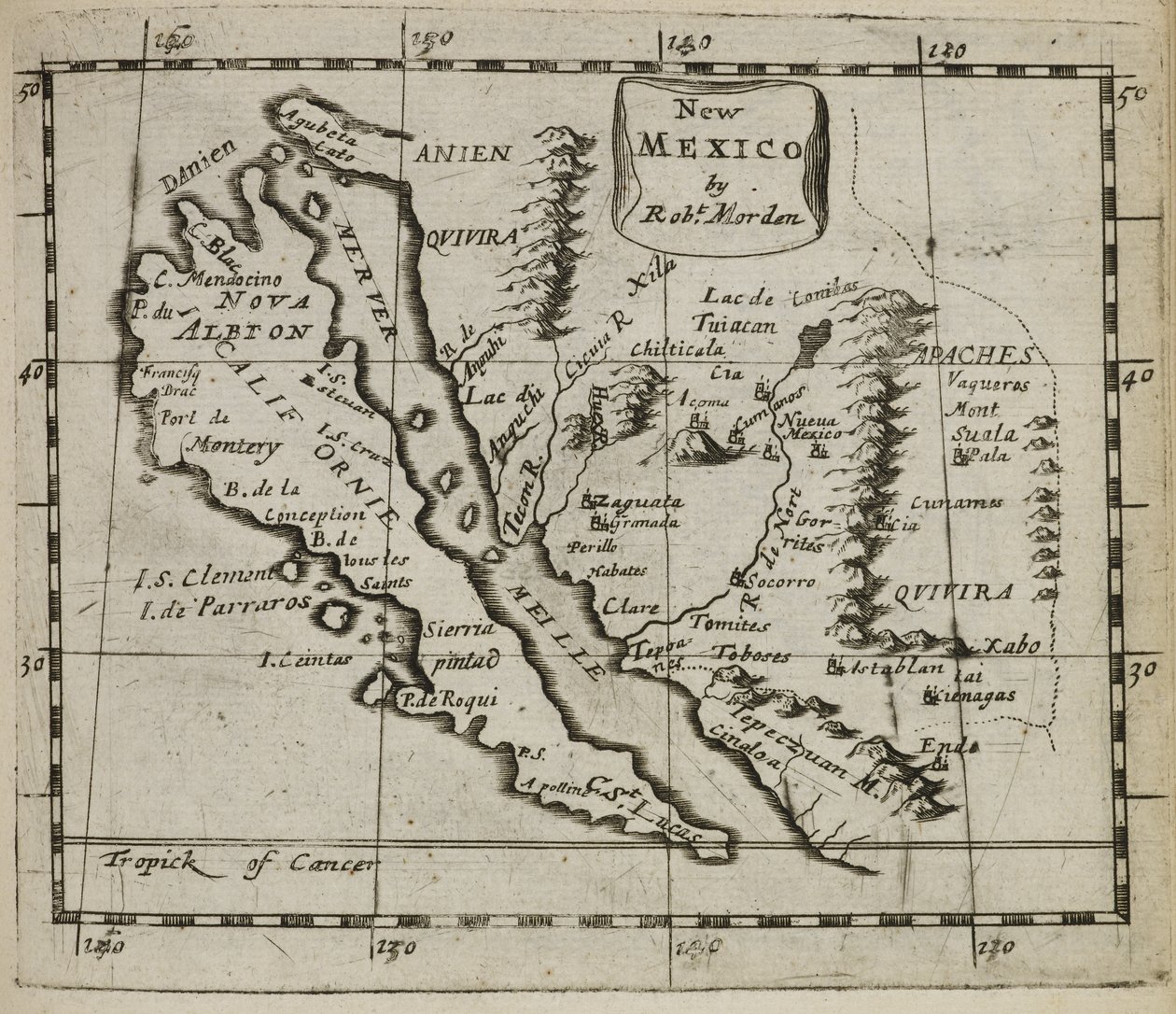Maps.C.39.a.11, karta 57 New Mexico av Robert Morden