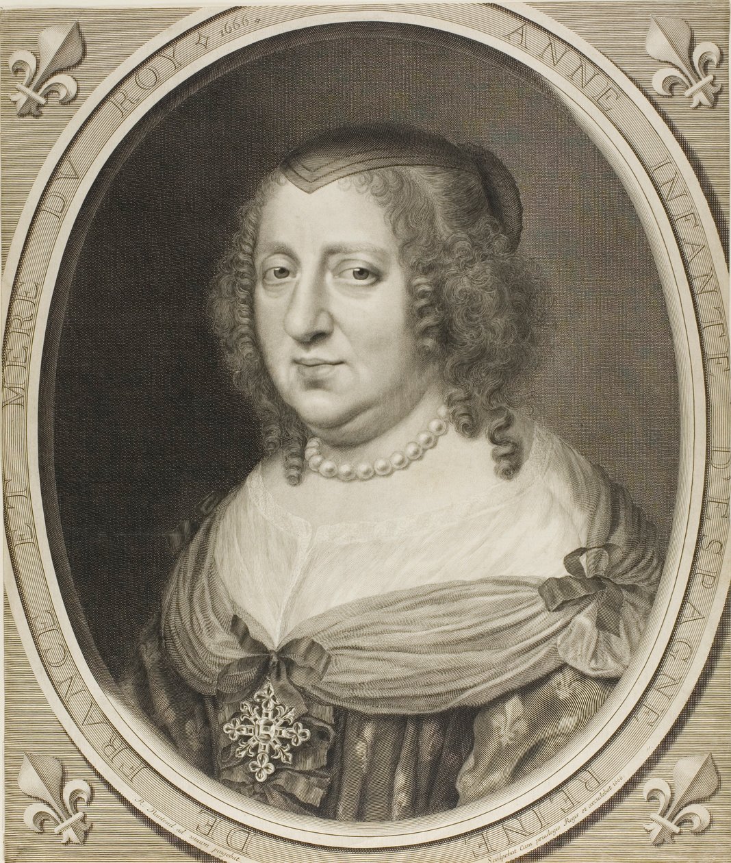 Anne av Österrike av Robert Nanteuil