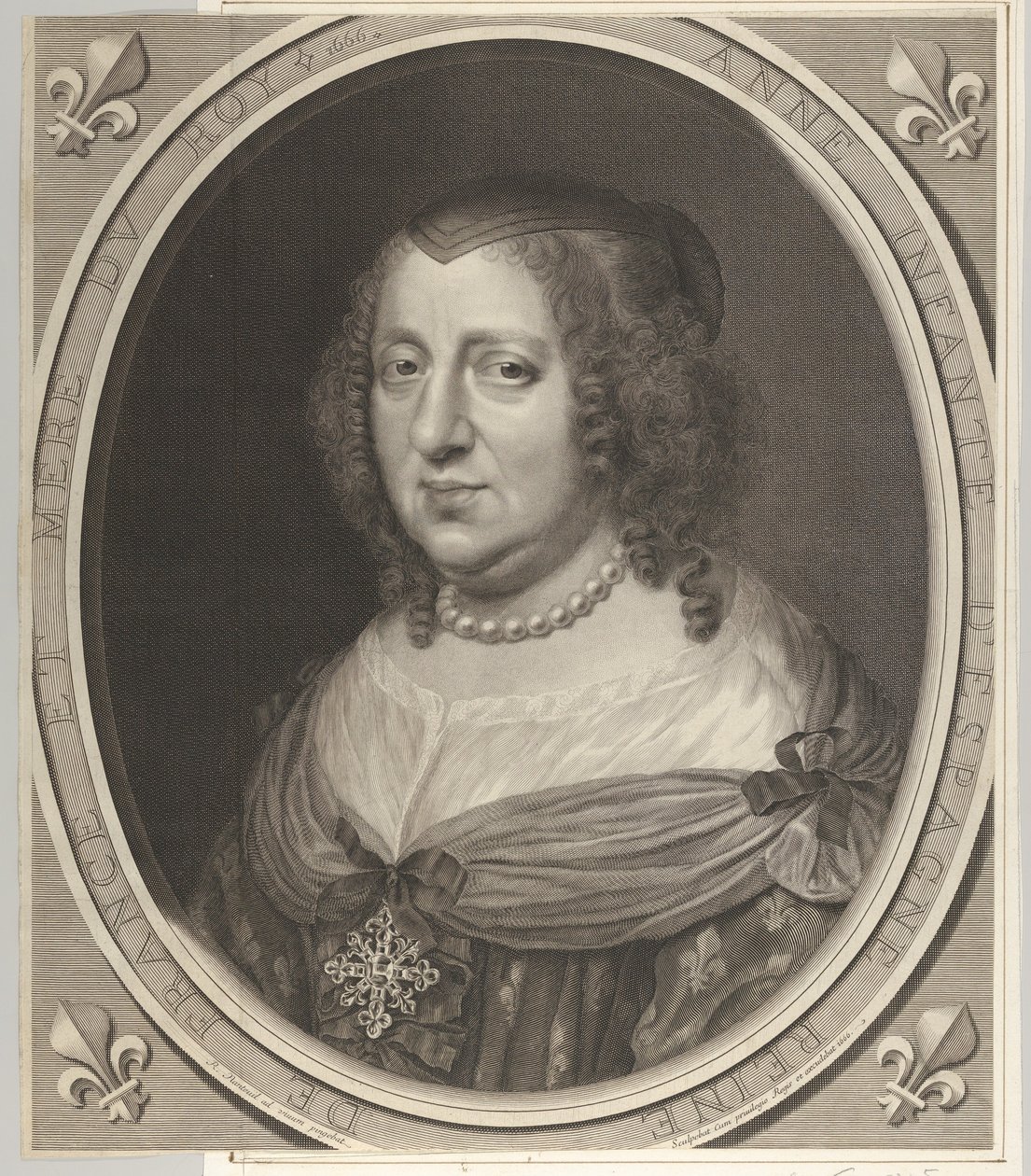 Anna av Österrike av Robert Nanteuil