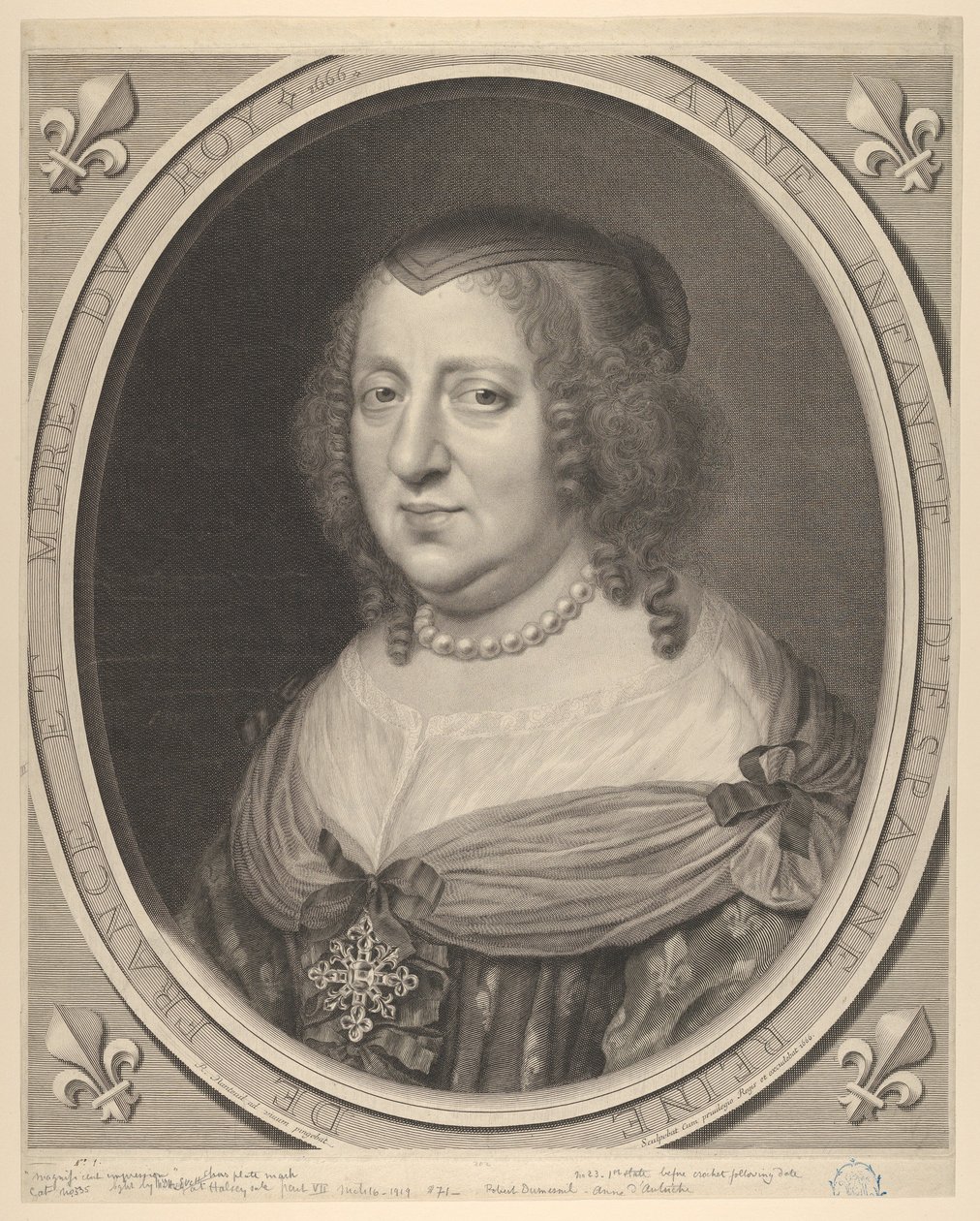 Anna av Österrike av Robert Nanteuil
