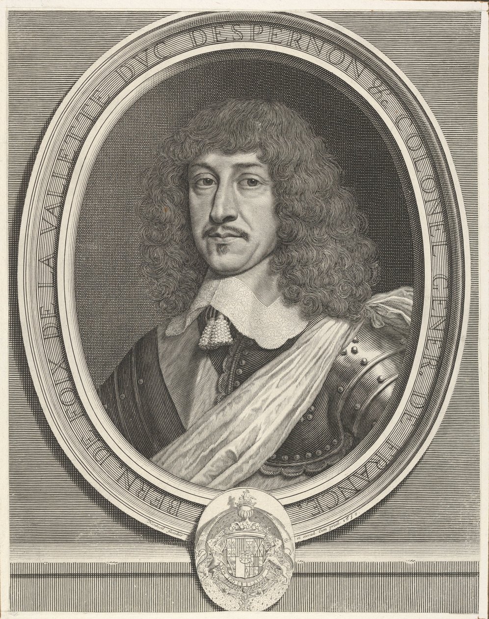 Bernard de Foix de La Valette hertig av Epernon, 1630. av Robert Nanteuil