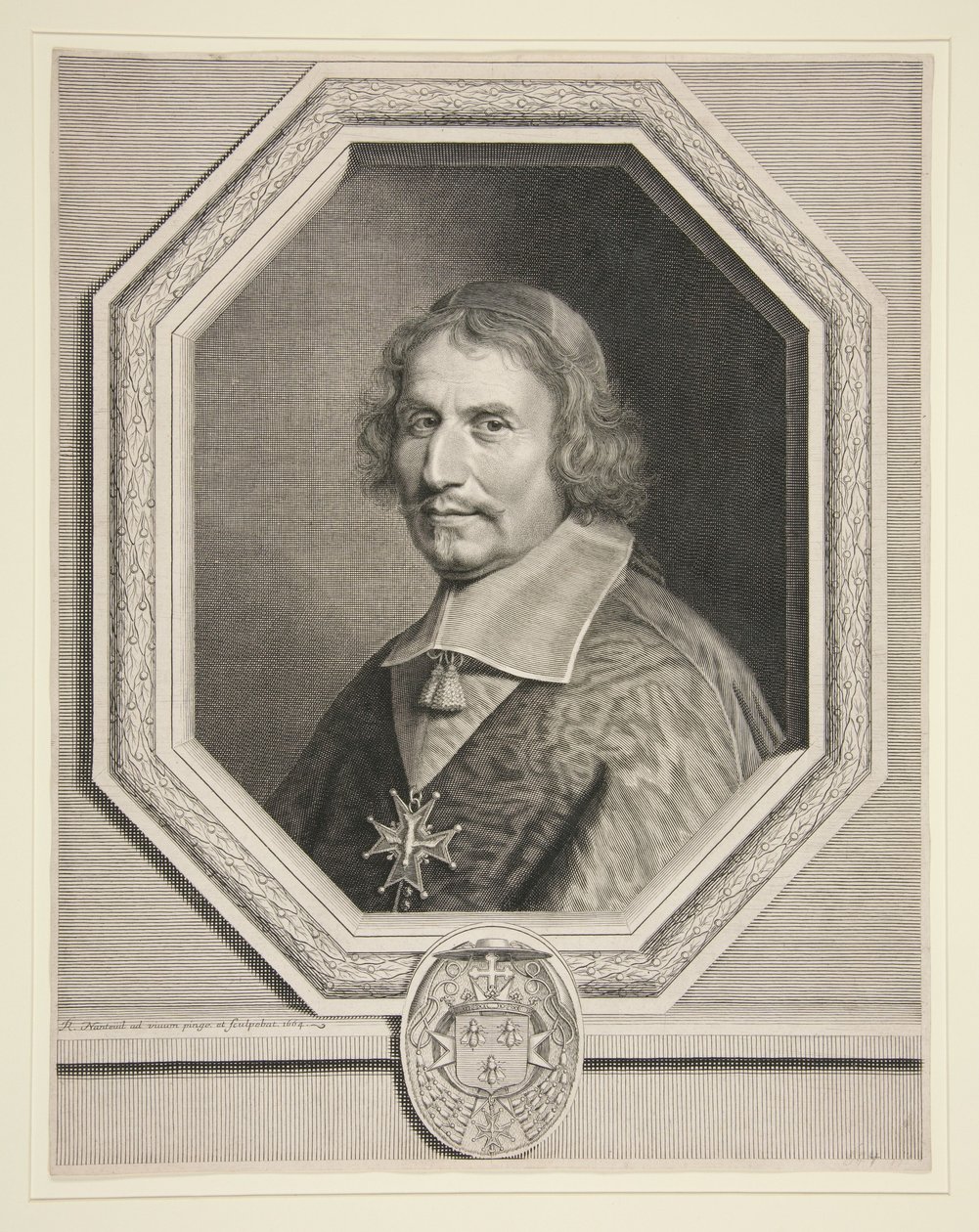 Kardinal Antoine Barberin, ärkebiskop av Reims av Robert Nanteuil