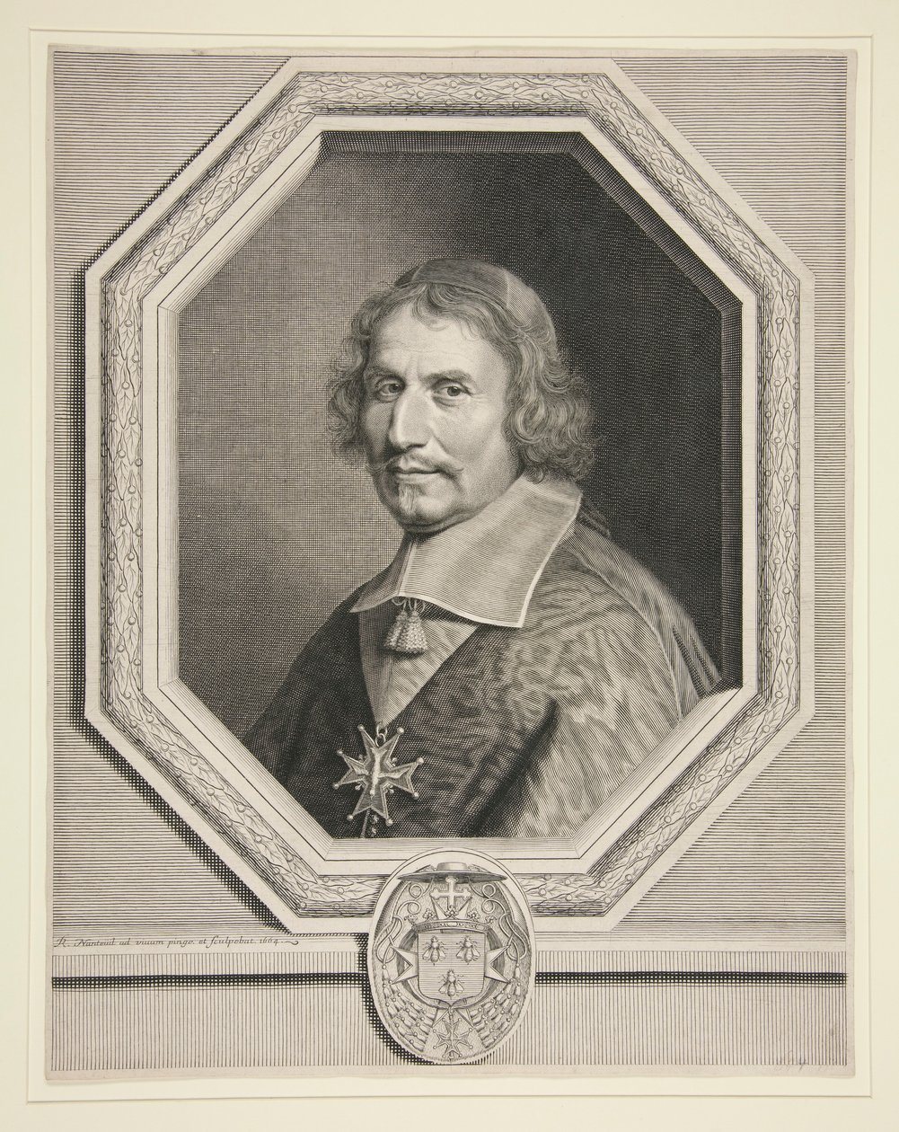 Kardinal Antoine Barberin, ärkebiskop av Reims (ärkebiskop av Reims) av Robert Nanteuil