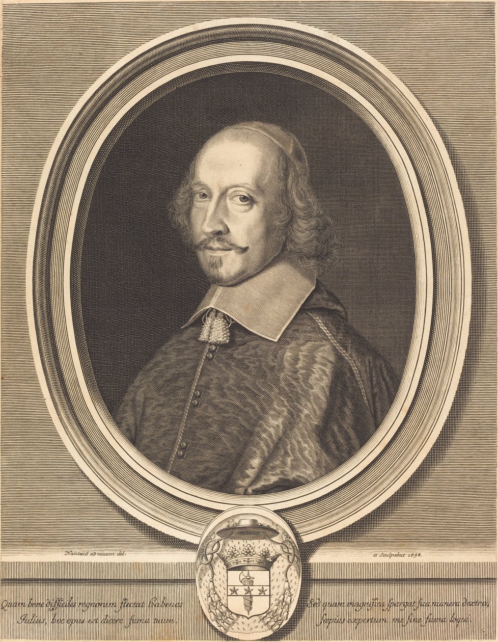 Kardinal Jules Mazarin av Robert Nanteuil