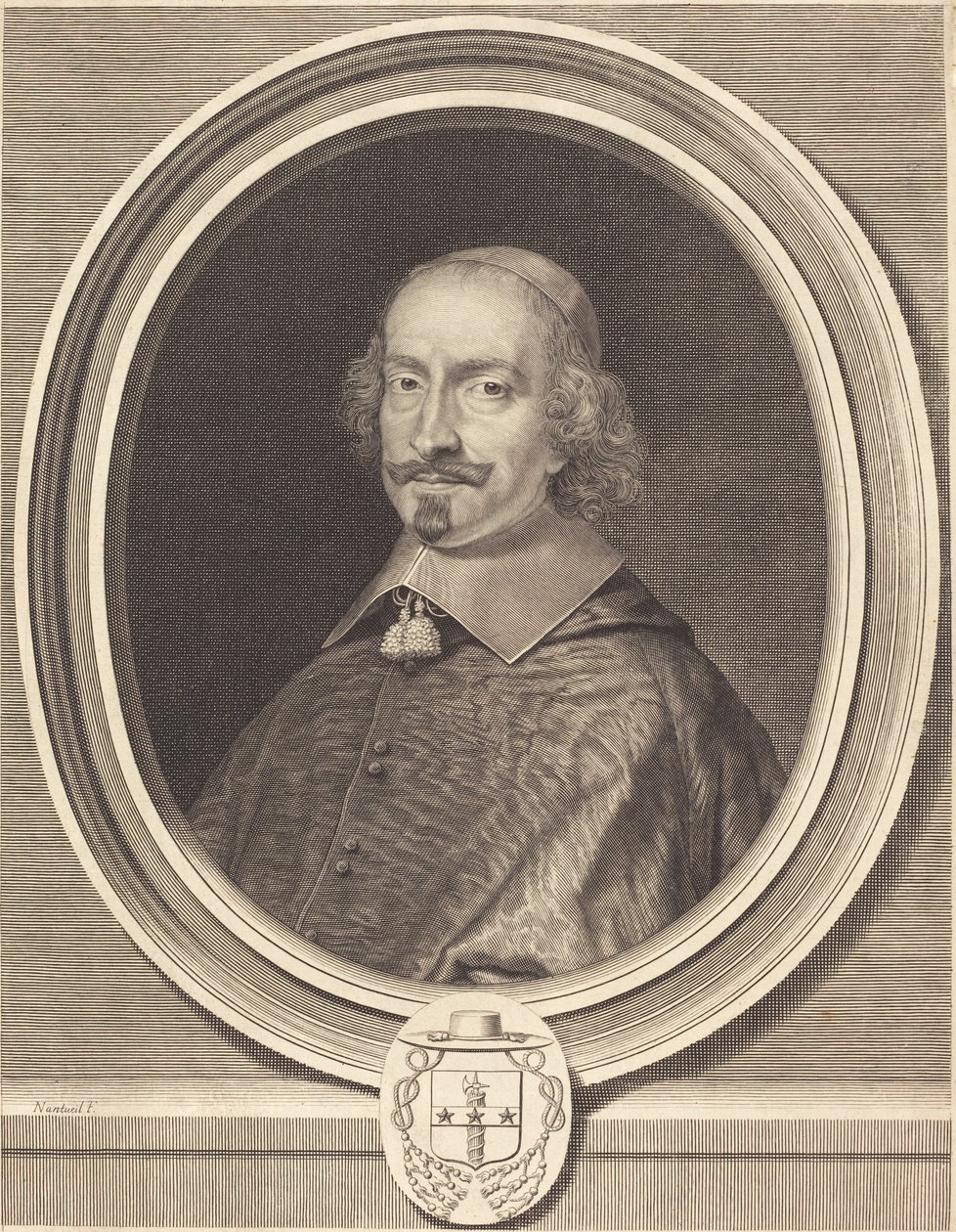 Kardinal Jules Mazarin av Robert Nanteuil