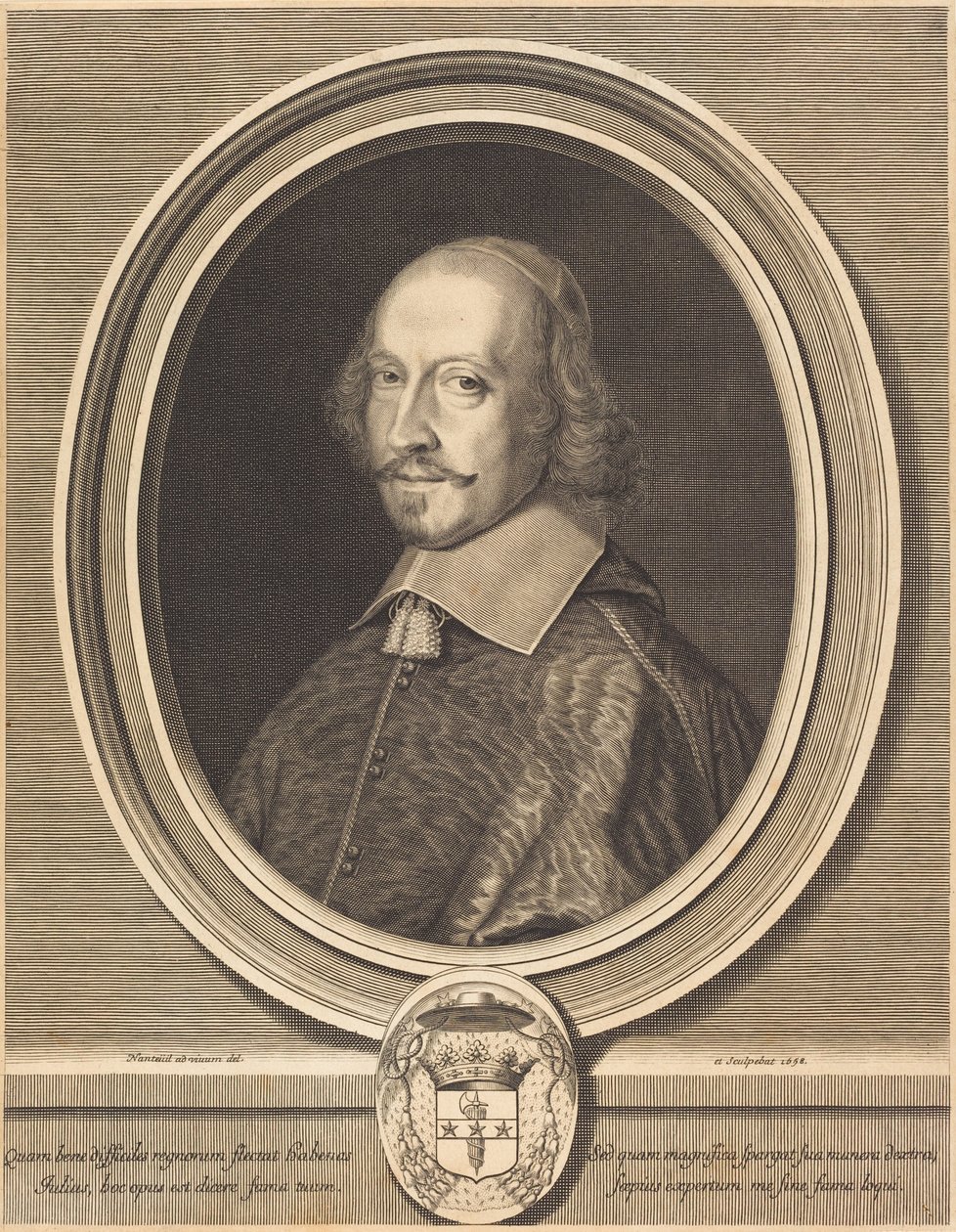 Kardinal Jules Mazarin av Robert Nanteuil