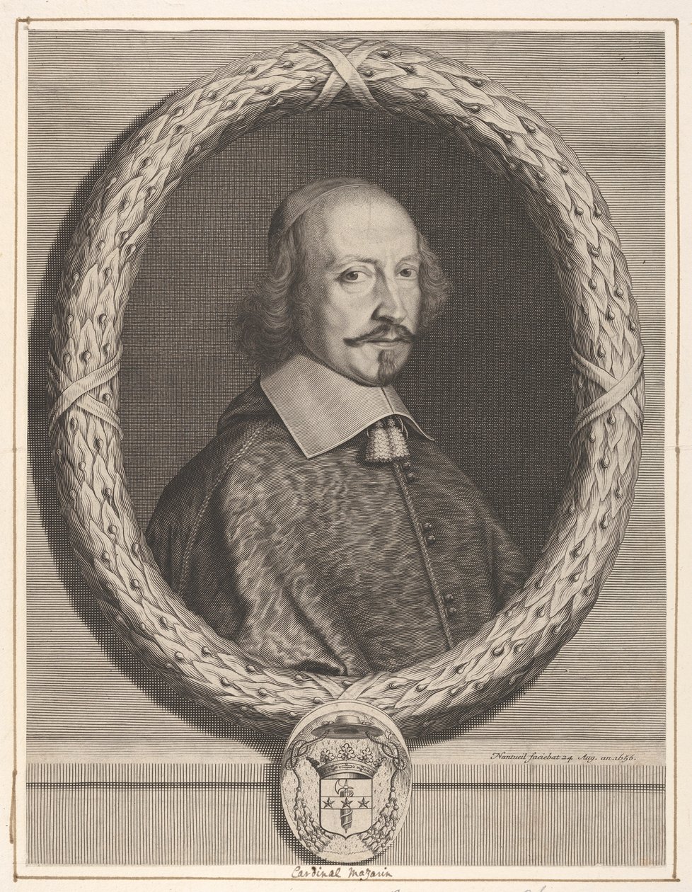Kardinal Jules Mazarin av Robert Nanteuil