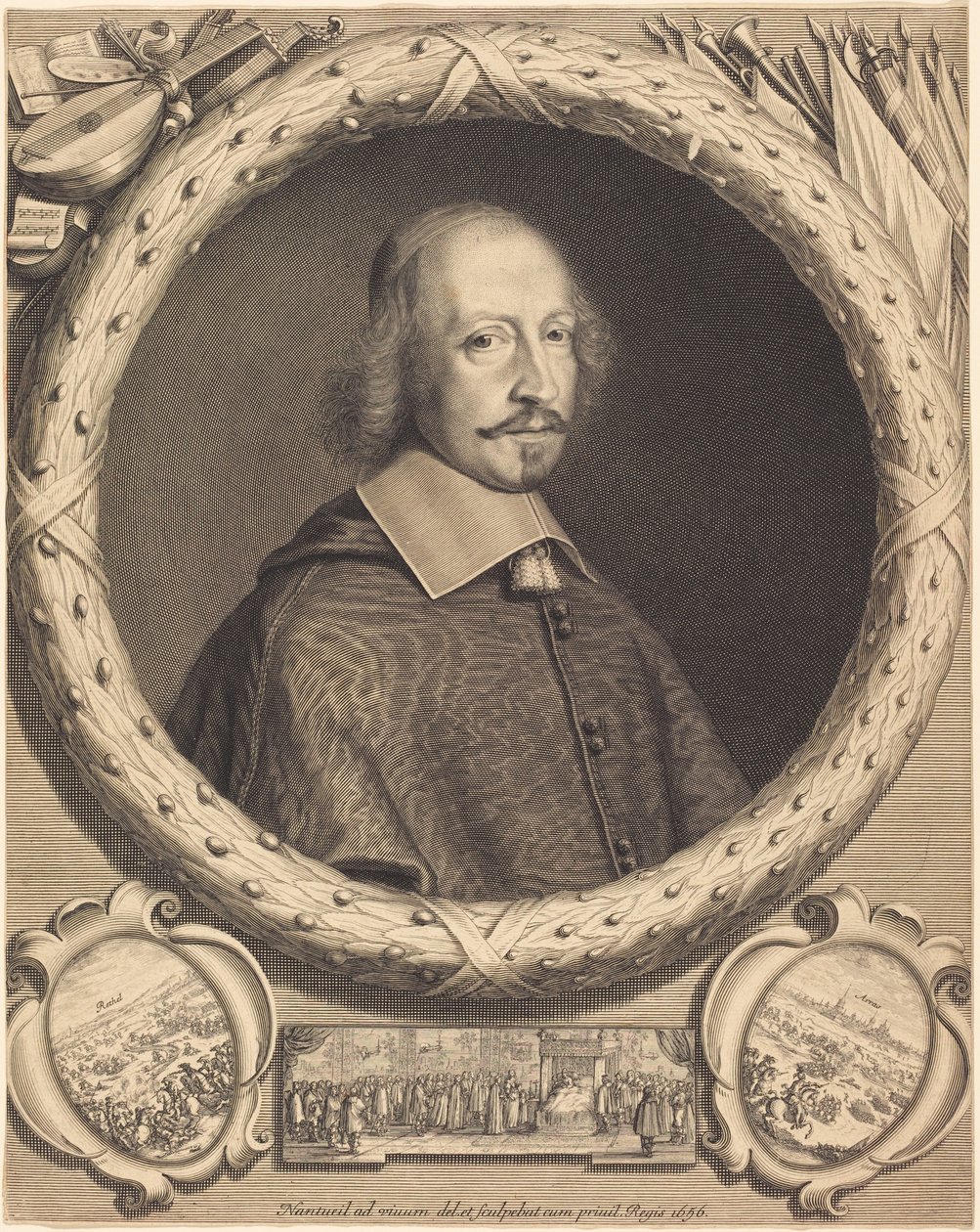 Kardinal Jules Mazarin av Robert Nanteuil