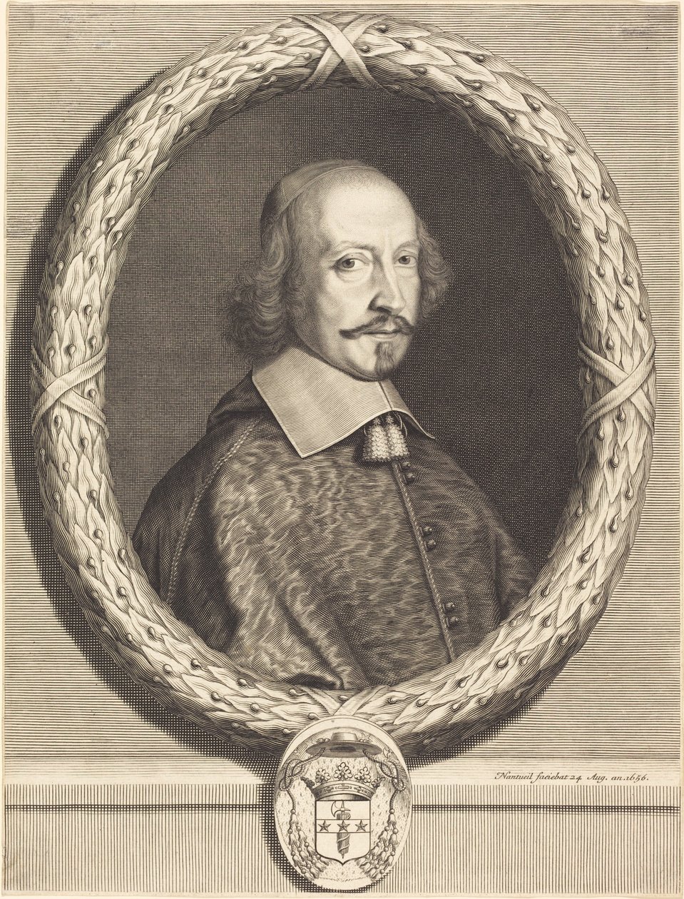 Kardinal Jules Mazarin av Robert Nanteuil