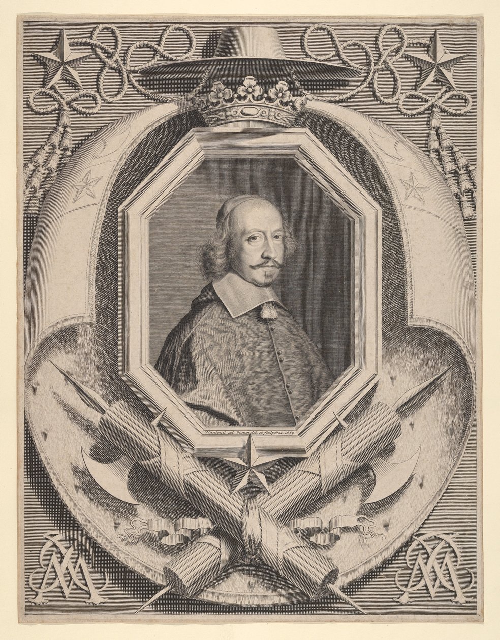 Kardinal Jules Mazarin av Robert Nanteuil