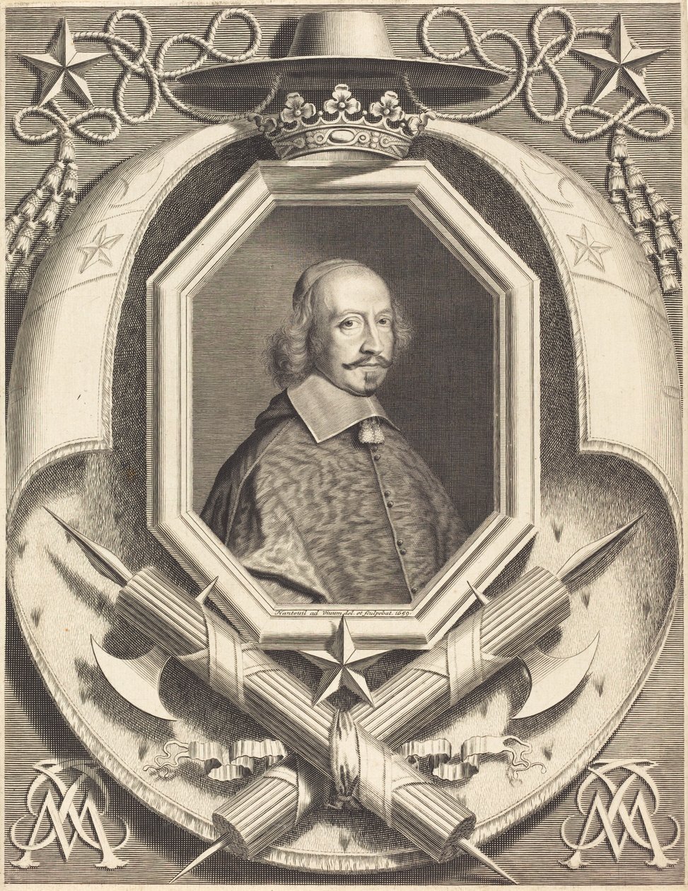 Kardinal Jules Mazarin av Robert Nanteuil