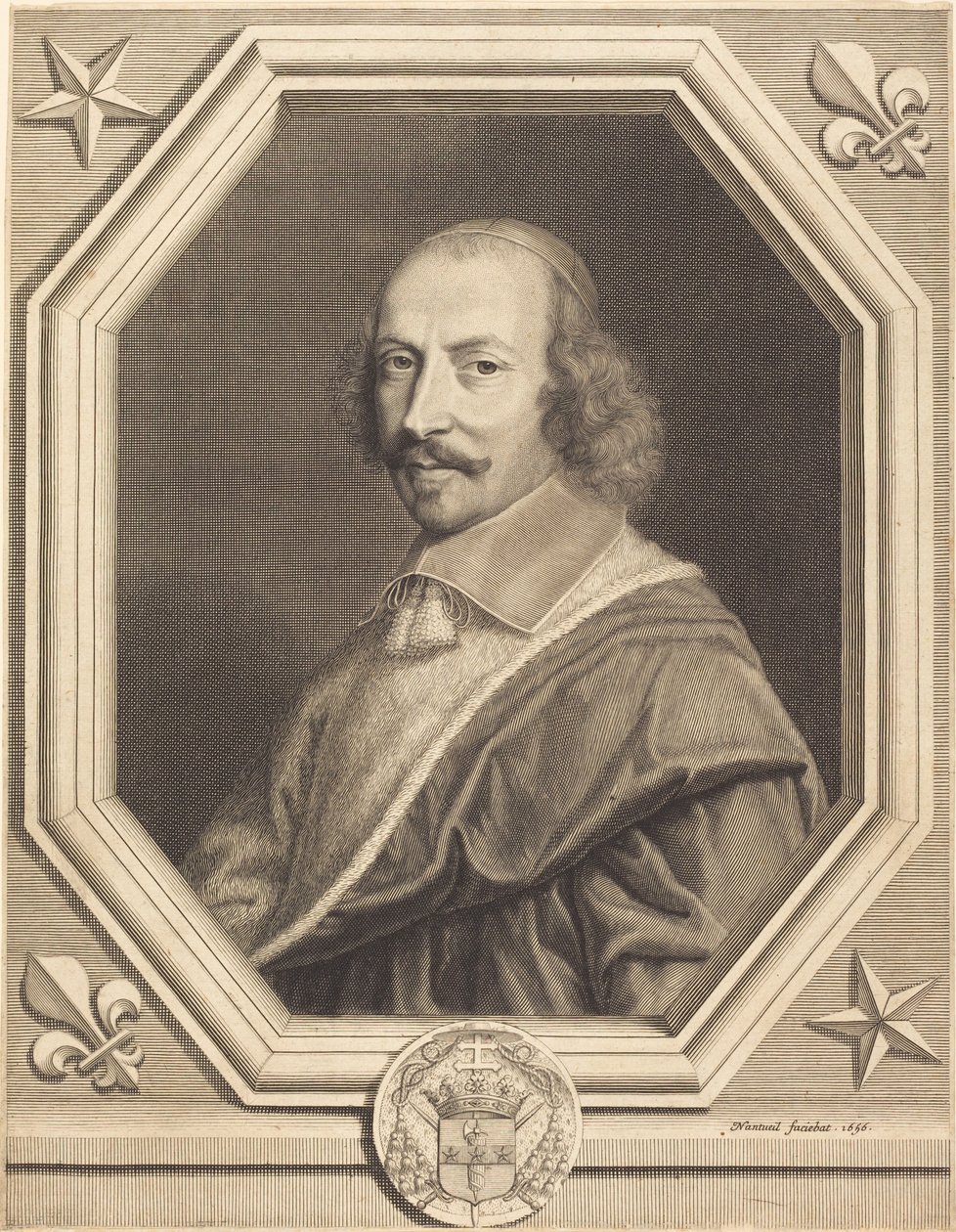 Kardinal Jules Mazarin av Robert Nanteuil