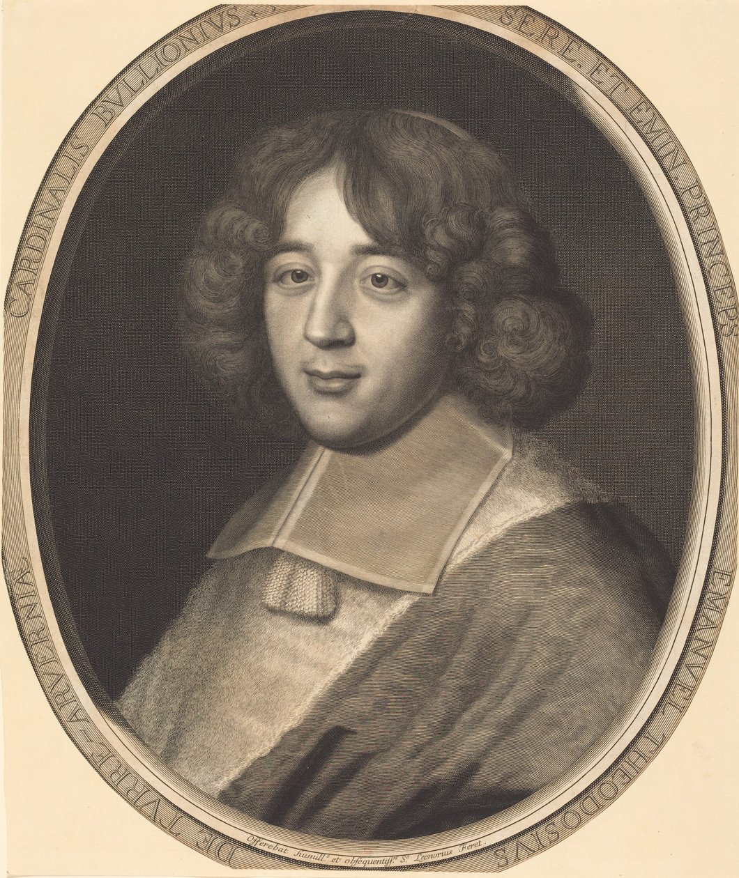 Kardinal de Bouillon av Robert Nanteuil