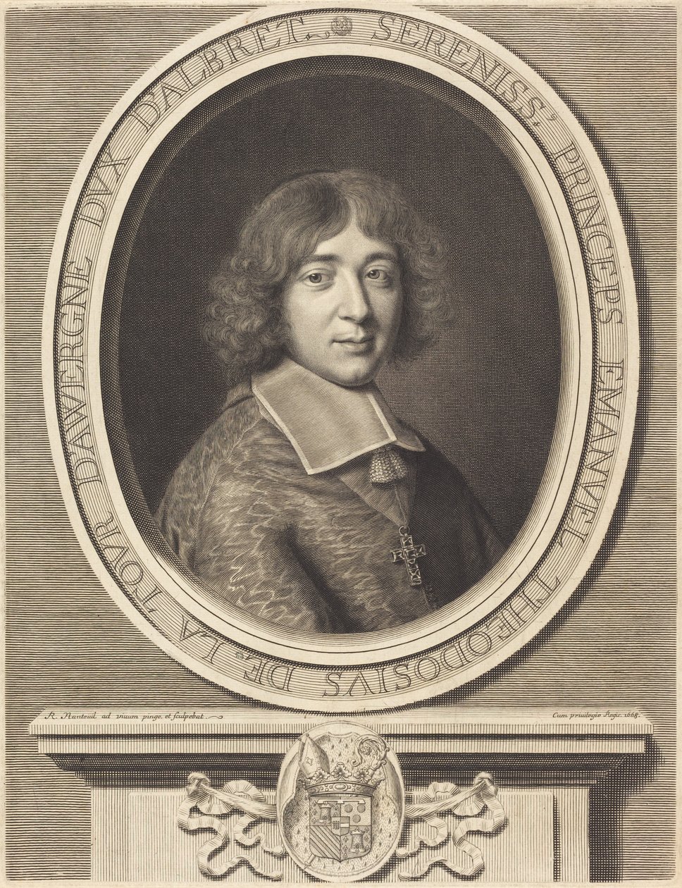 Kardinal de Bouillon av Robert Nanteuil