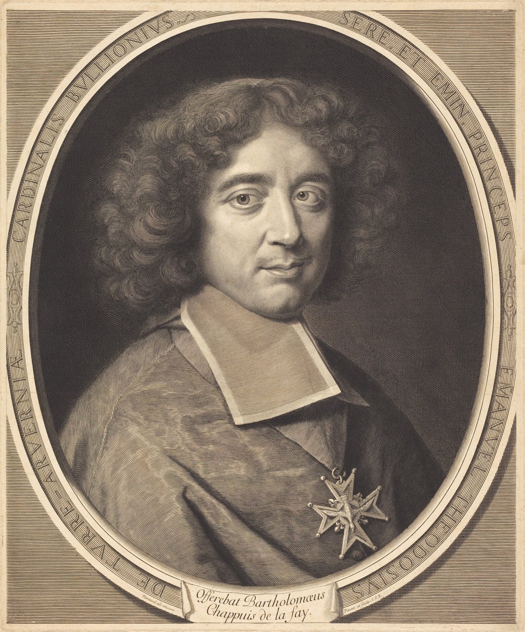 Kardinal de Bouillon av Robert Nanteuil