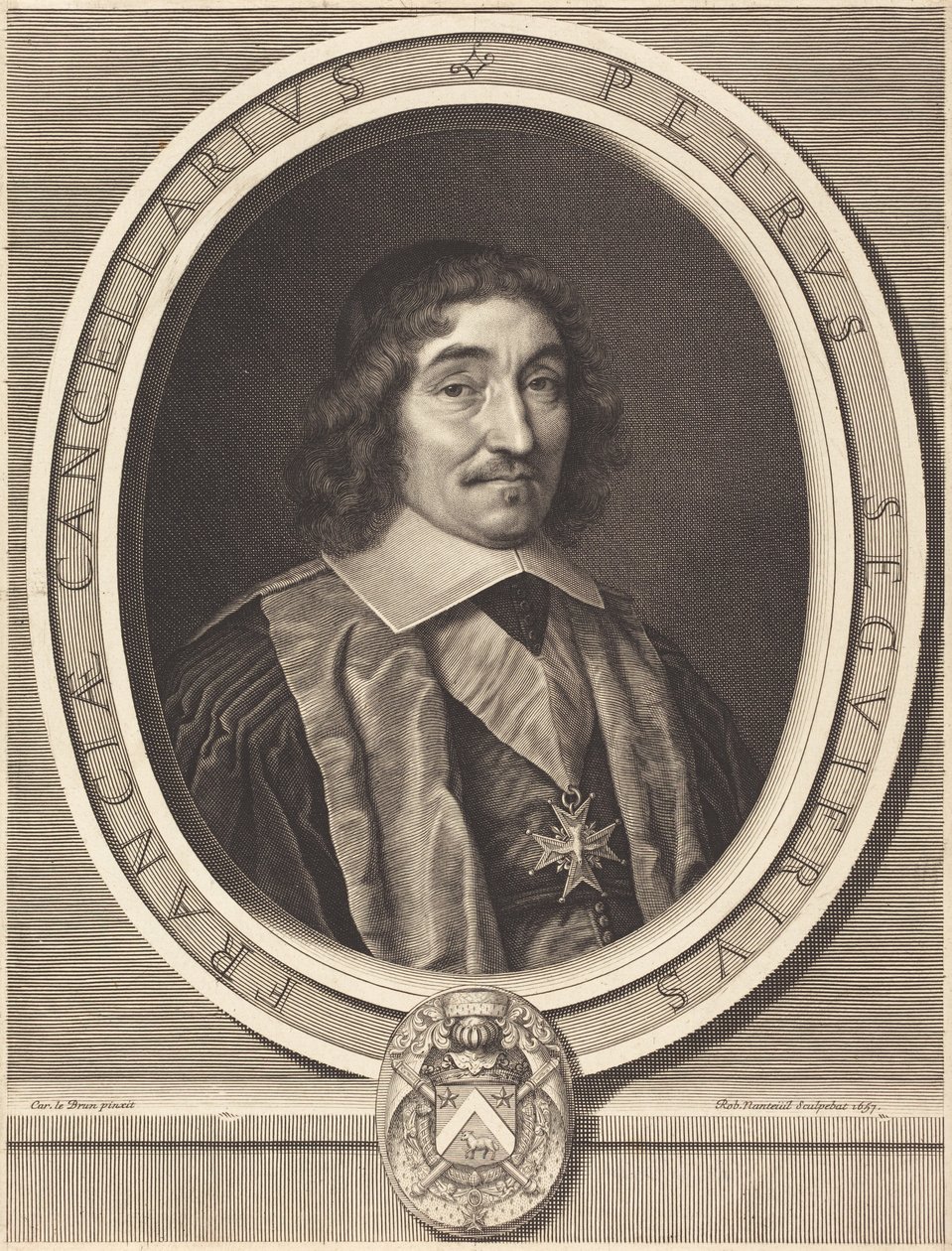 Kansler Pierre Séguier av Robert Nanteuil