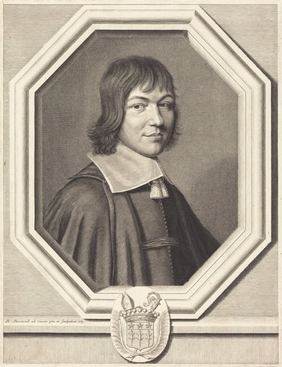 Charles-Maurice Le Tellier av Robert Nanteuil