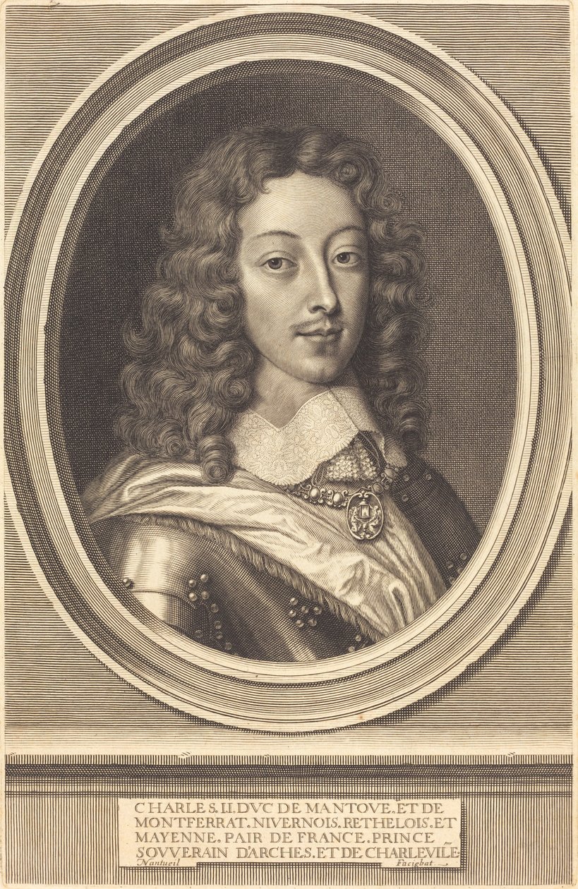 Karl II, hertig av Mantua av Robert Nanteuil