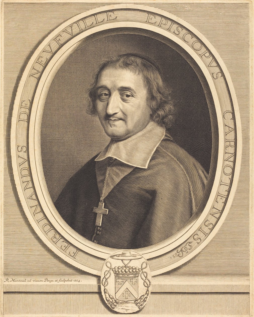 Ferdinand de Neufville av Robert Nanteuil