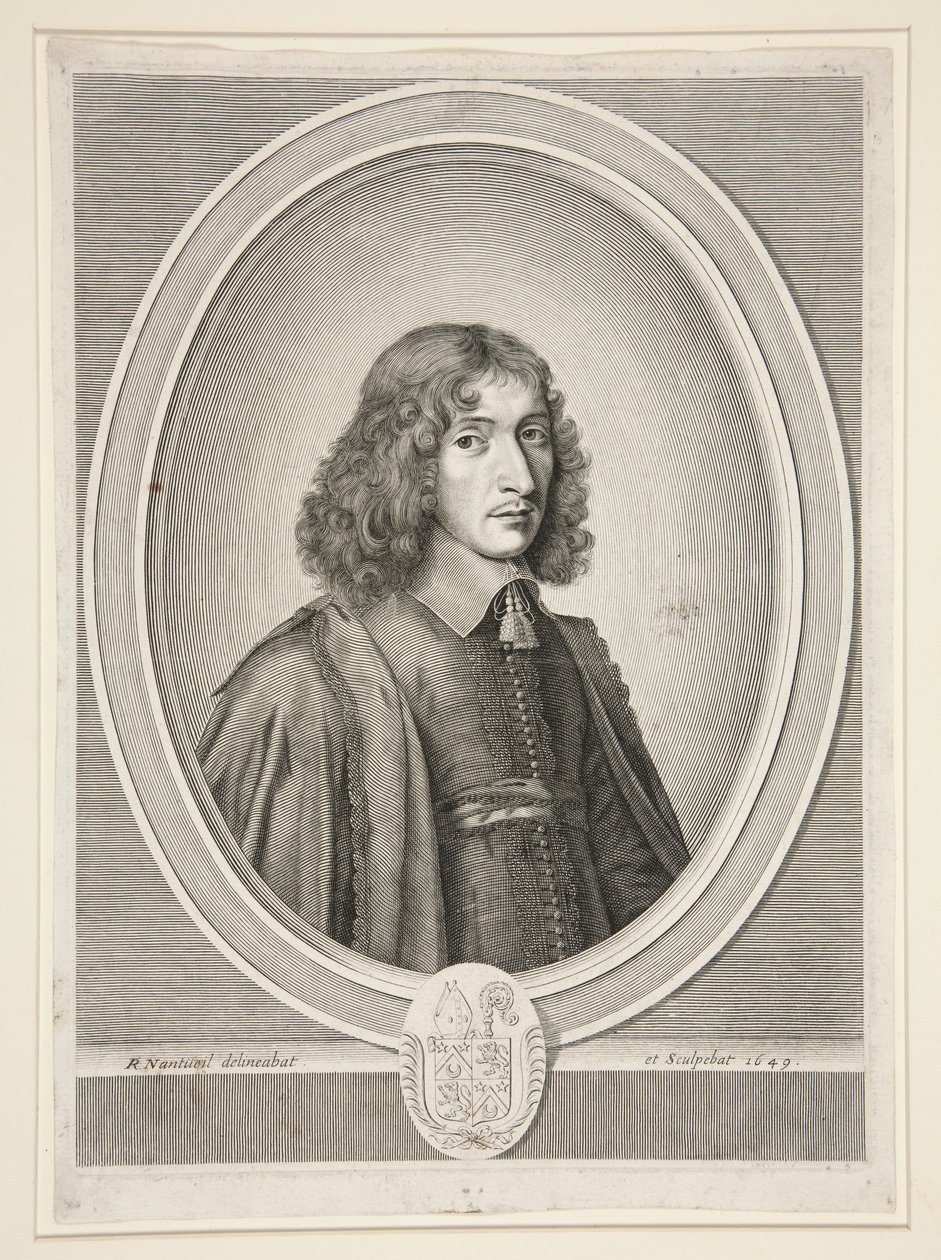 François Molé, abbot vid Sainte-Croix i Bordeaux och senare Maître des Requêtes (1625–1712) av Robert Nanteuil