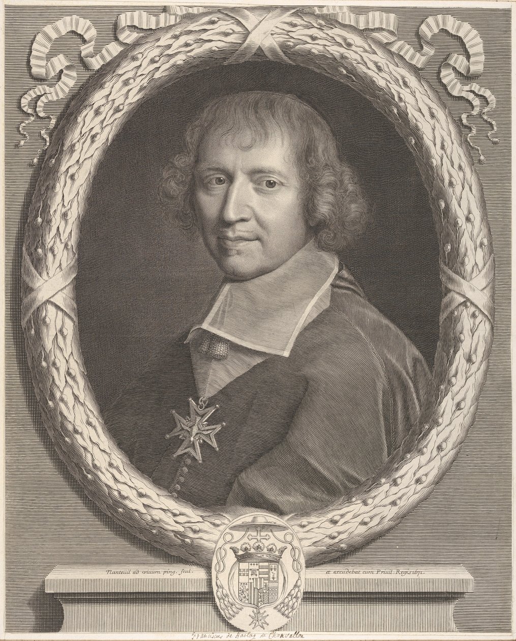 François de Harlay de Champvallon av Robert Nanteuil