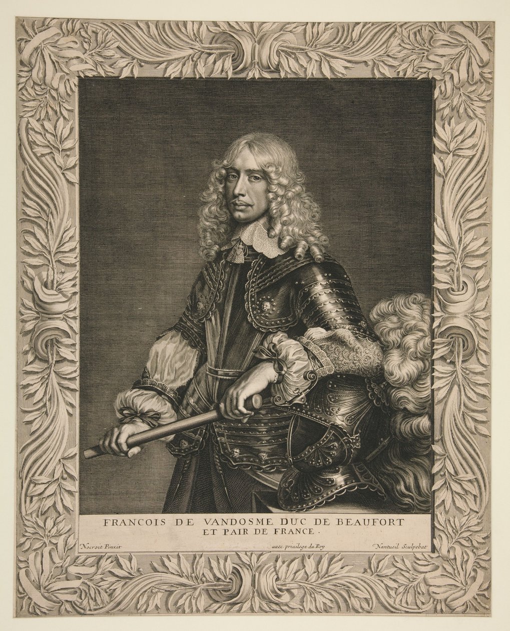 François de Vendôme, hertig av Beaufort och pär av Frankrike (hertig av Beaufort och fransk adelsman) av Robert Nanteuil