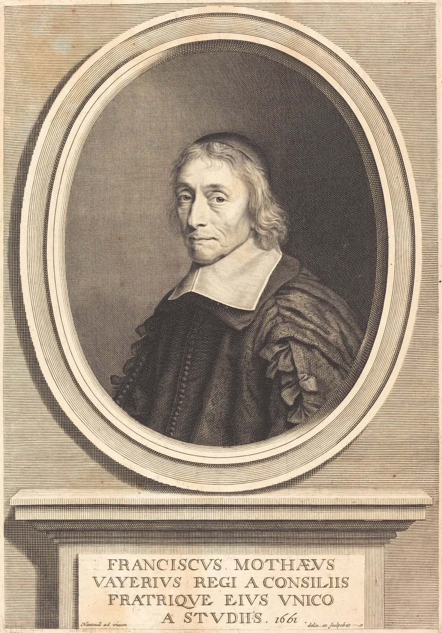 Francois de la Mothe Le Vayer av Robert Nanteuil