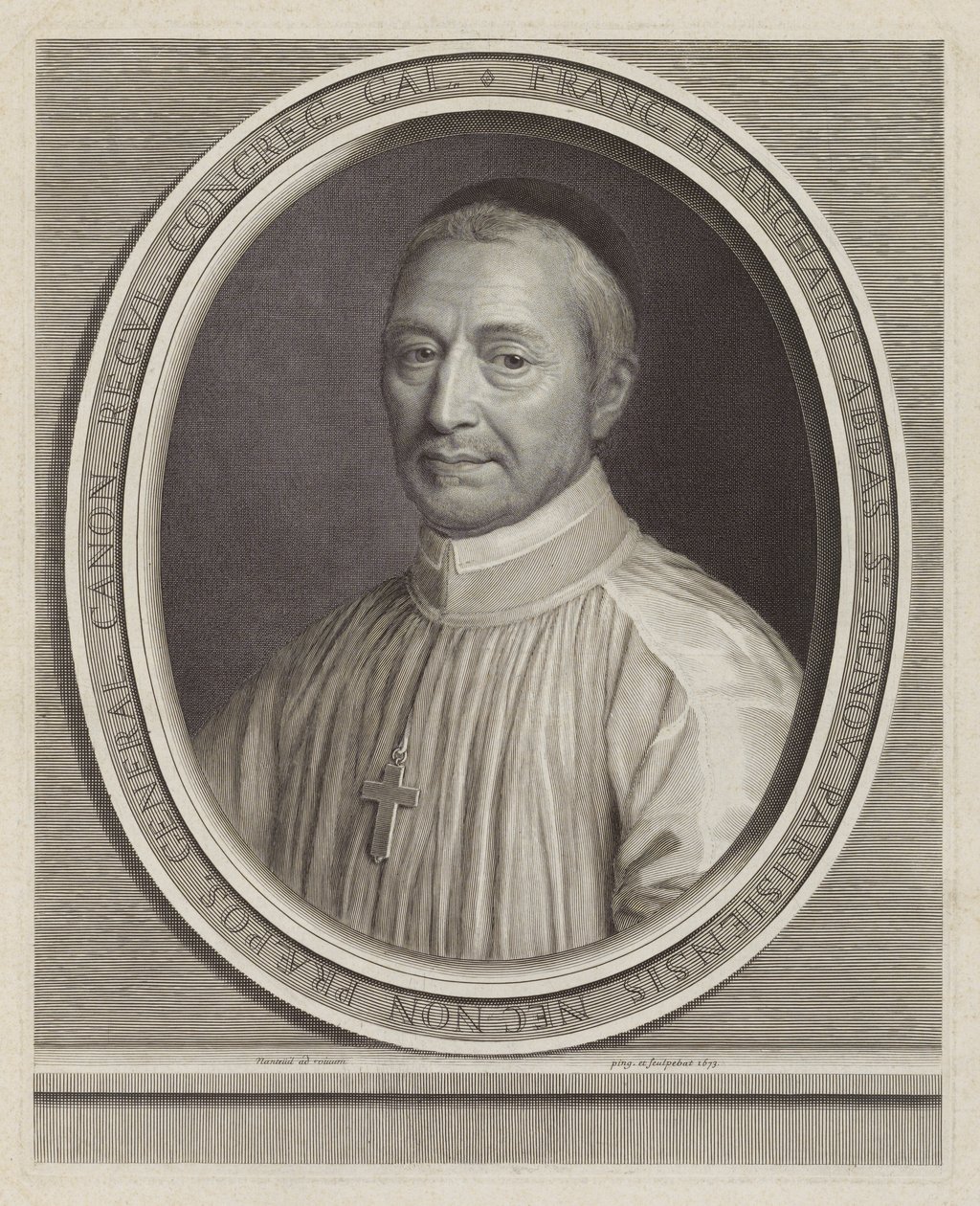 François Blanchart, Abb? de Sayde-Geneva?be (abbot av Sayde-Geneva?be) av Robert Nanteuil