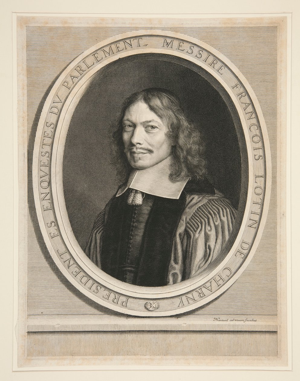 François Lotin de Charny (president för parlamentet i Paris) av Robert Nanteuil