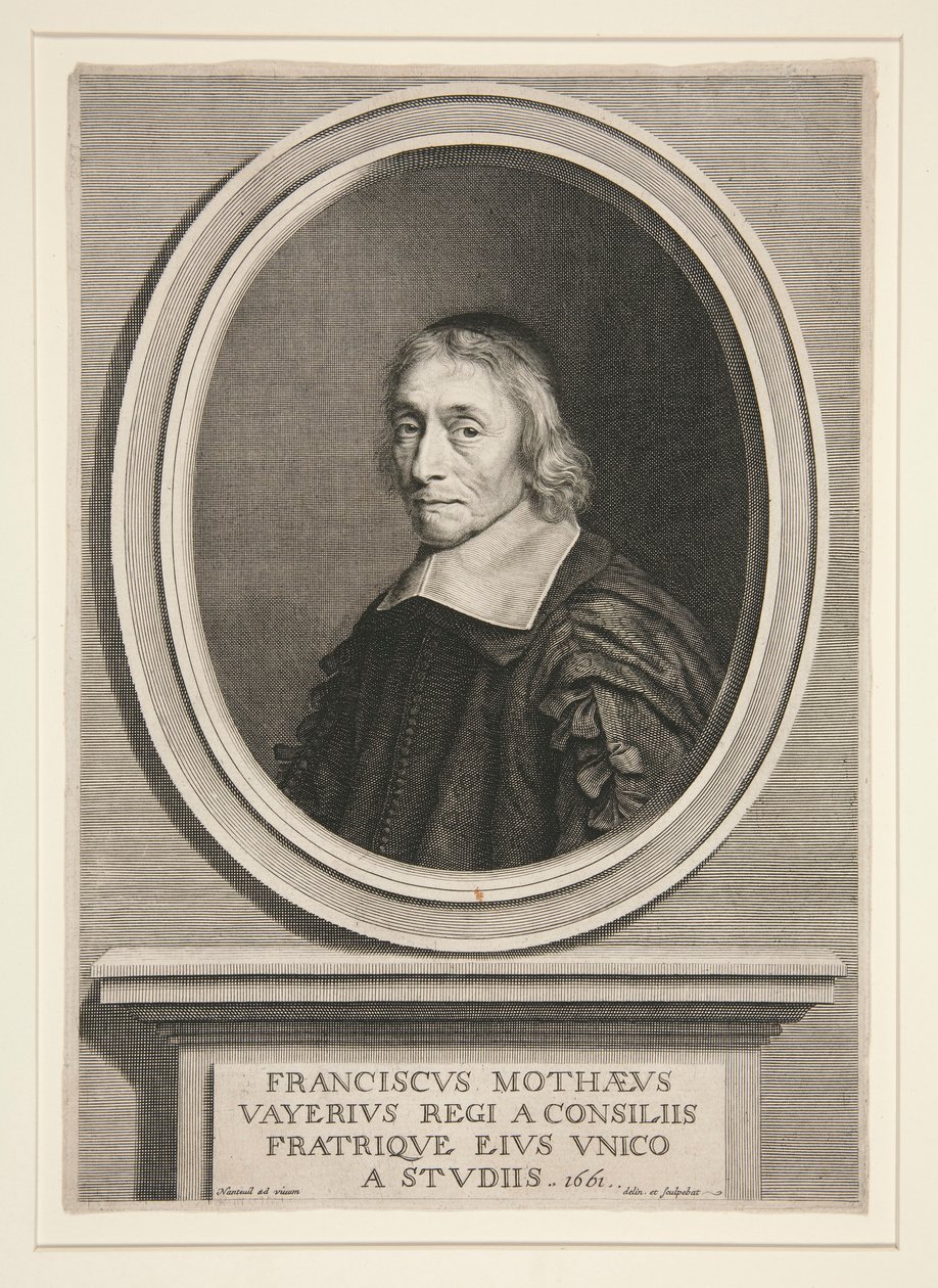 François de la Mothe-Le Vayer, rådgivare till av Robert Nanteuil
