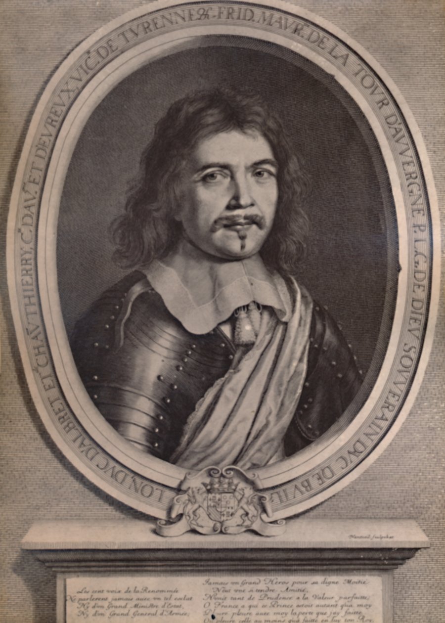 Frederic Maurice de la Tour dAuvergne, hertig av Bouillon, fransk soldat, 1600-talet 1894 av Robert Nanteuil