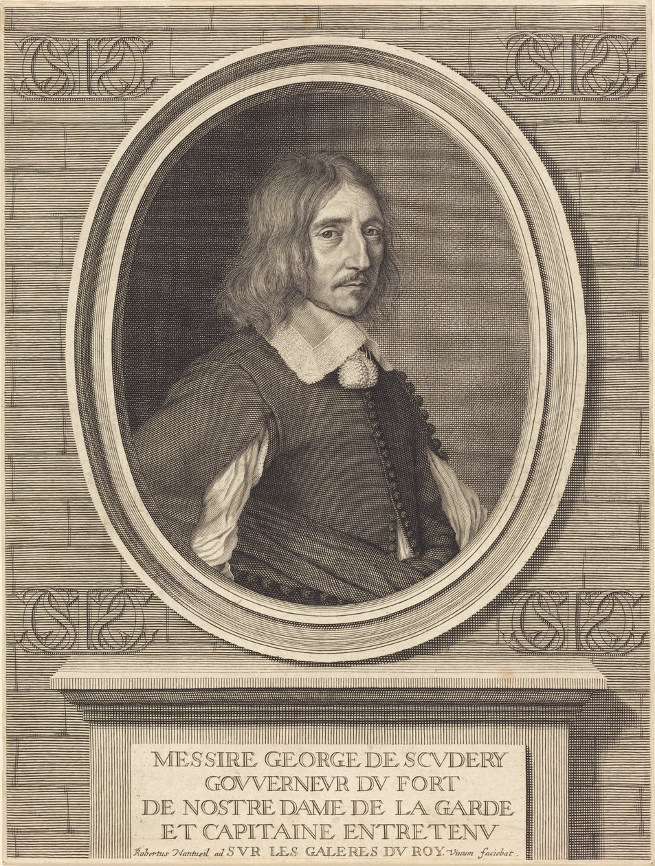 Georges de Scudery av Robert Nanteuil