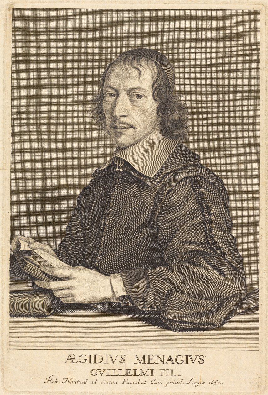 Gilles Ménage av Robert Nanteuil
