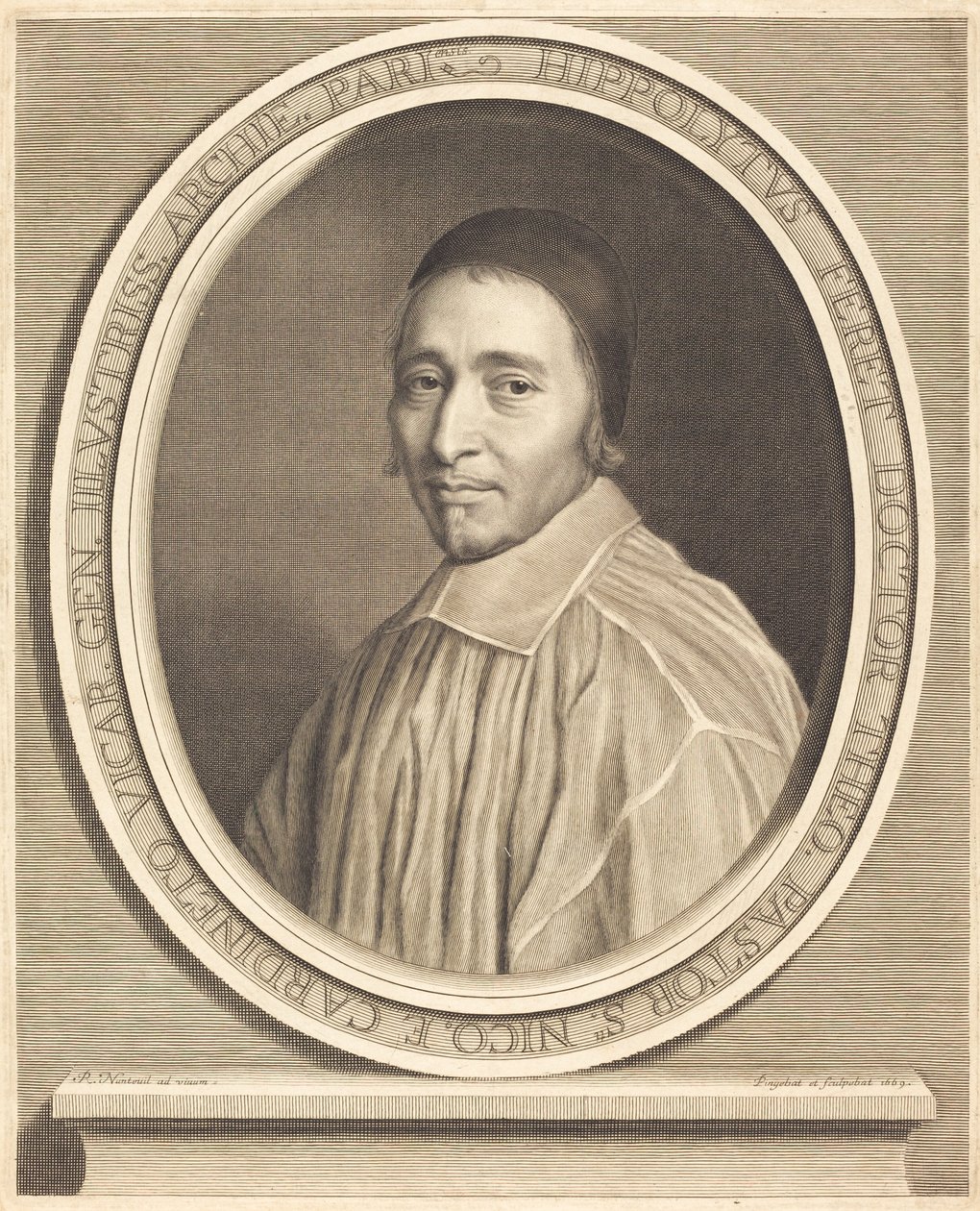 Hippolyte Feret av Robert Nanteuil