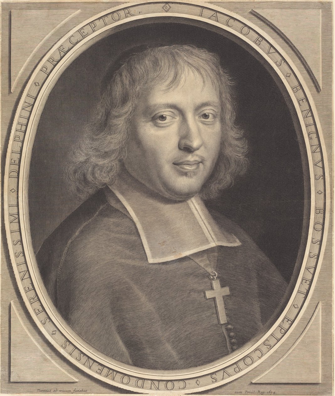 Jacques-Benigne Bossuet av Robert Nanteuil