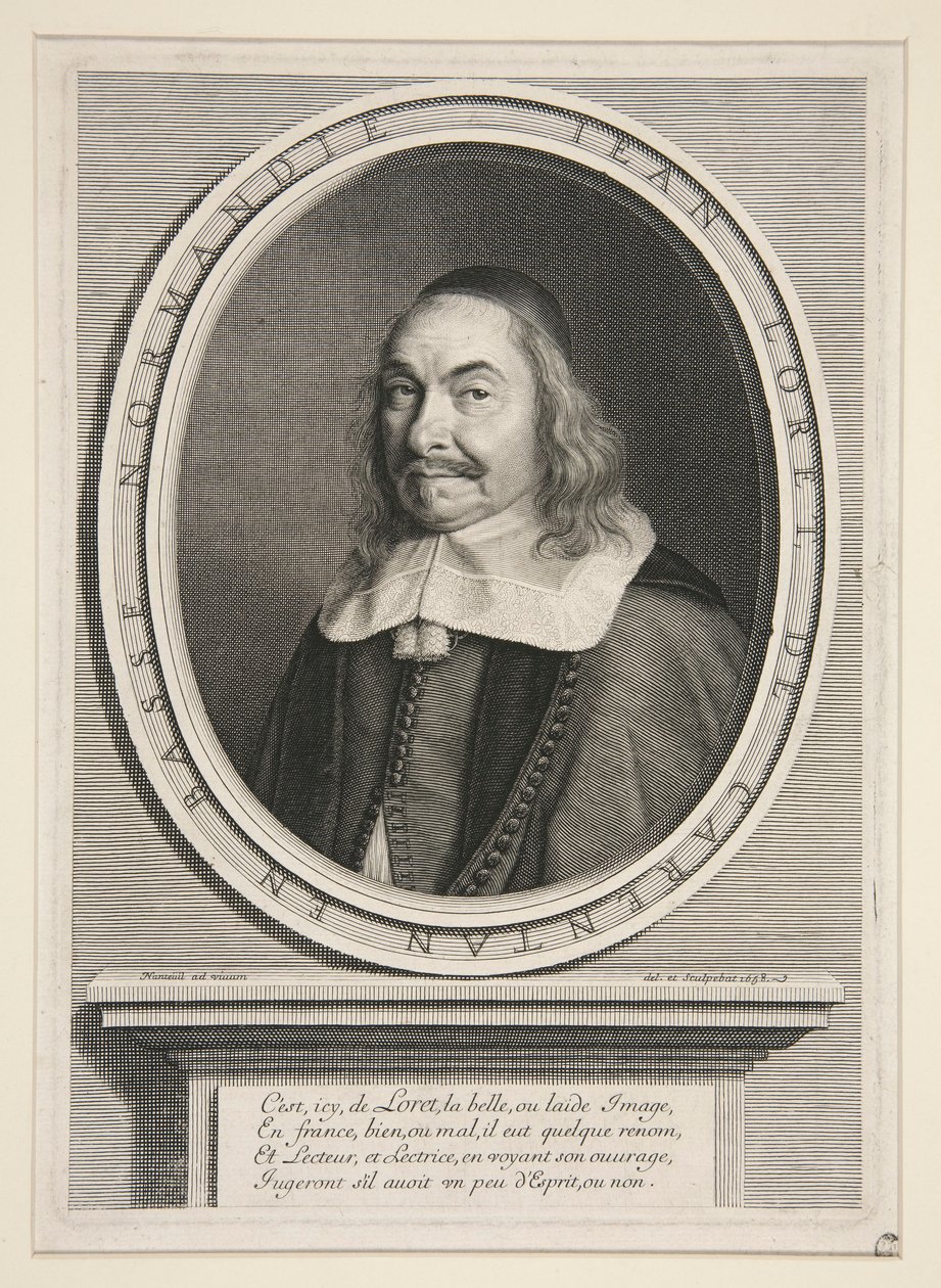 Jean Loret (1595-1665) av Robert Nanteuil