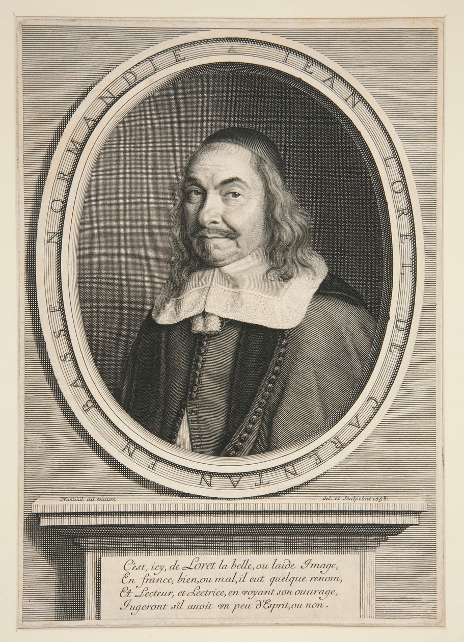 Jean Loret, fransk författare av Robert Nanteuil