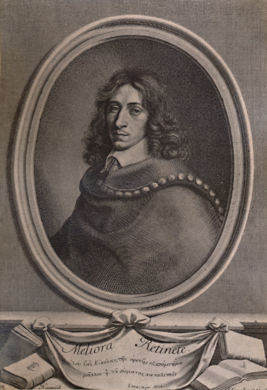 John Evelyn, engelsk författare, trädgårdsmästare och dagbokskrivare, c1650 1894 av Robert Nanteuil