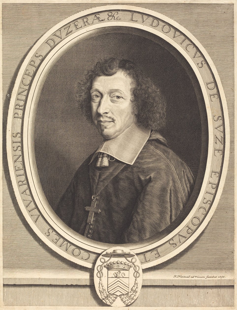 Louis-Francois de La Baume de Suze av Robert Nanteuil