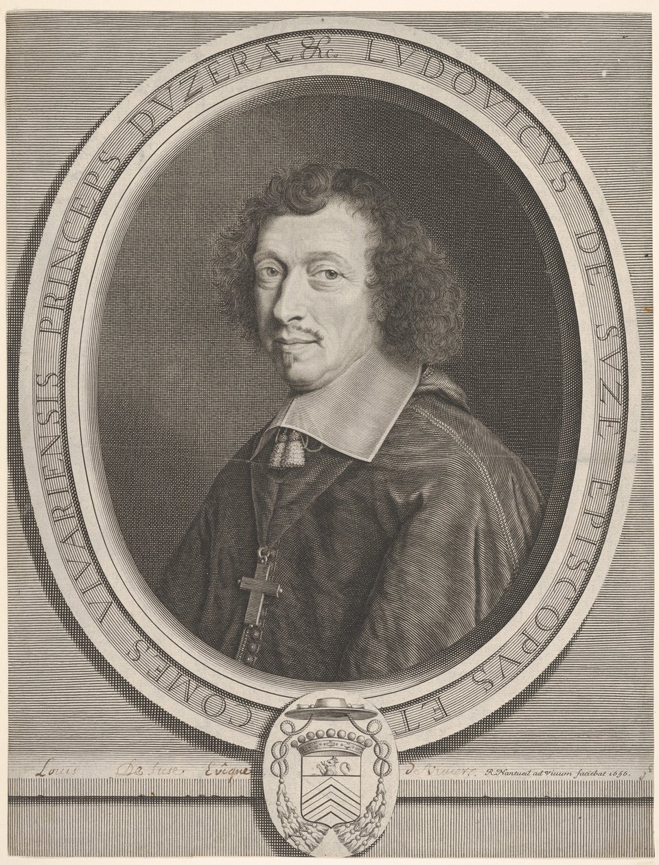 Louis-François de La Baume de Suze av Robert Nanteuil