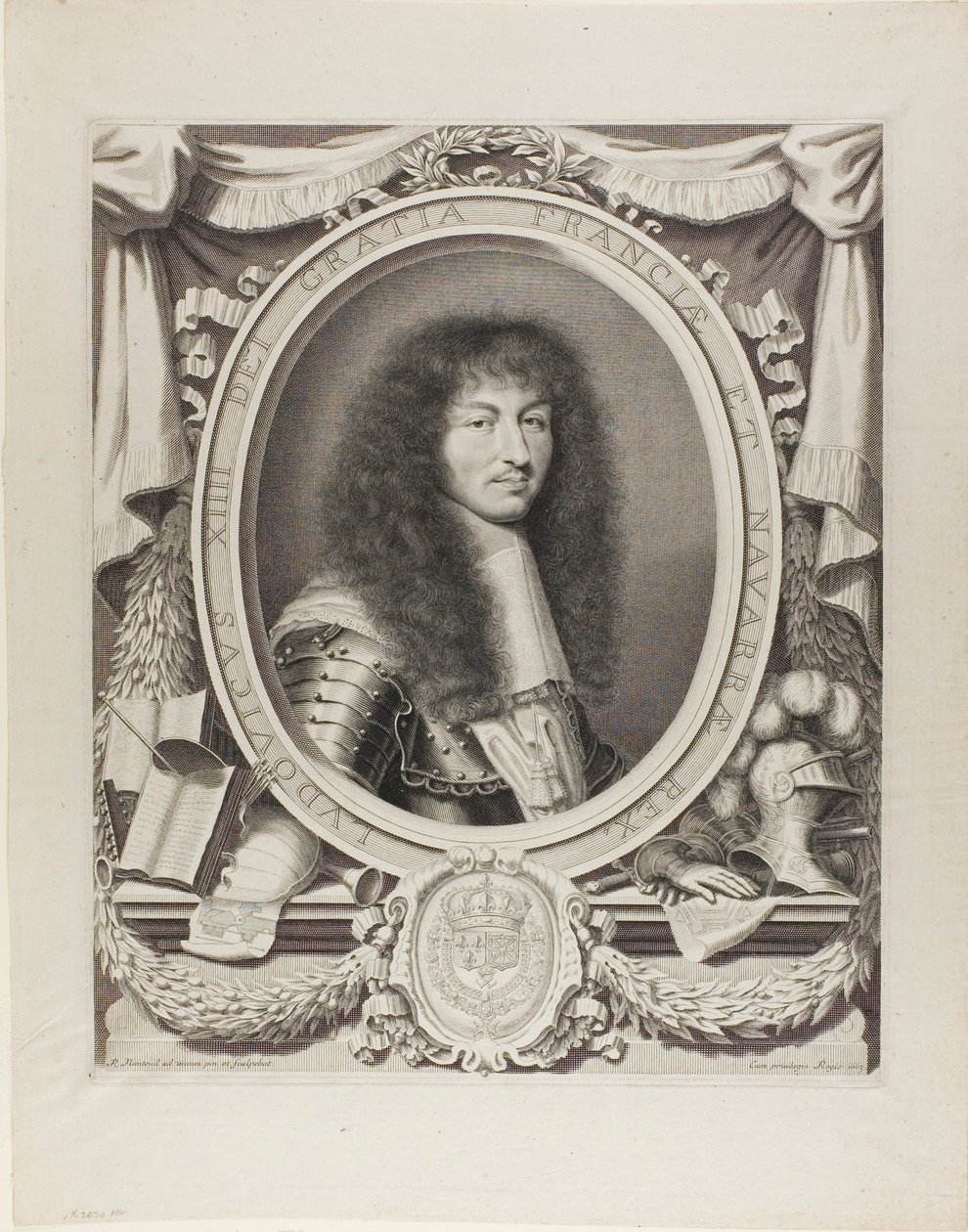 Ludvig XIV av Robert Nanteuil