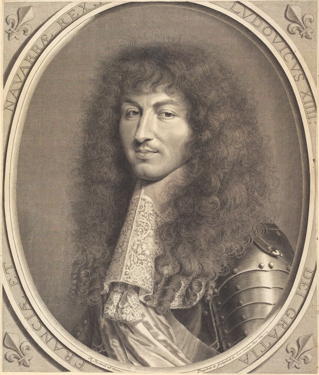 Ludvig XIV av Robert Nanteuil
