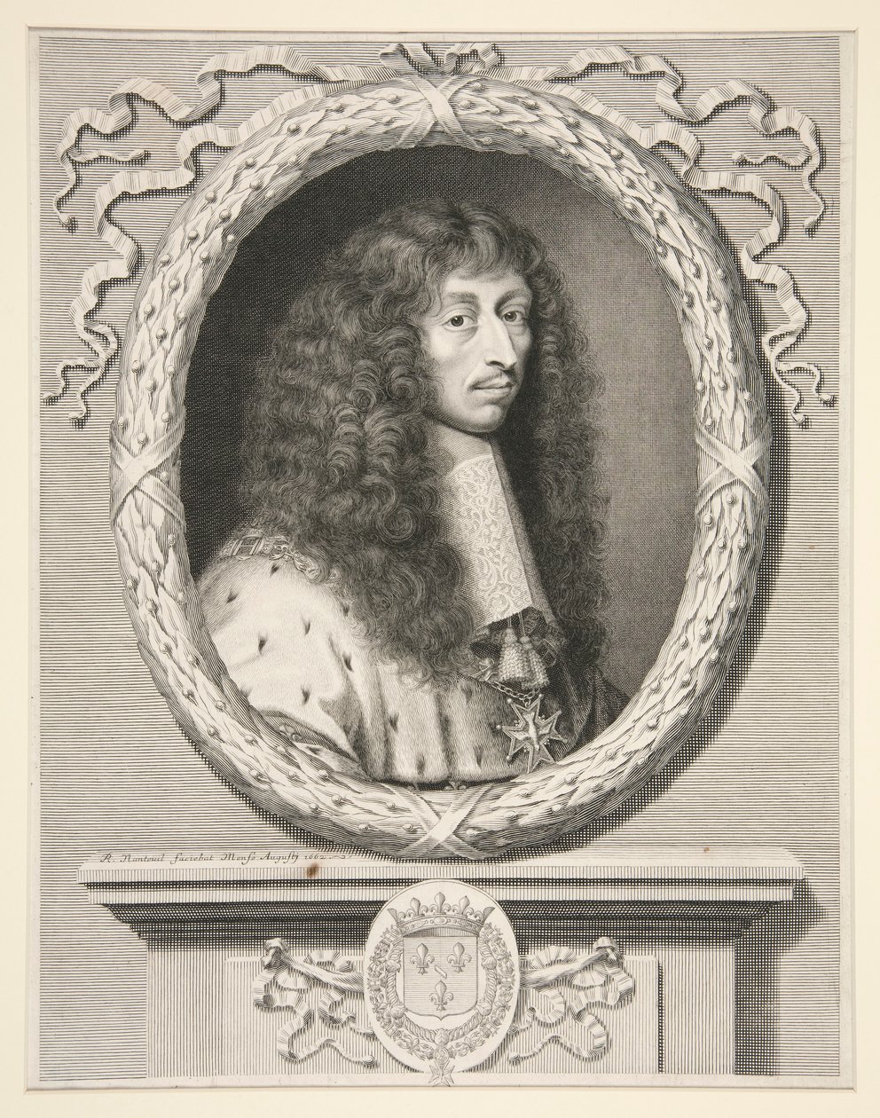 Louis de Bourbon, II av namnet, Prince of Cond?, smeknamn? Monsieur le Prince (Louis II de Bourbon, Prince of Cond?, smeknamnet Mister Prince) (1621-1686) av Robert Nanteuil