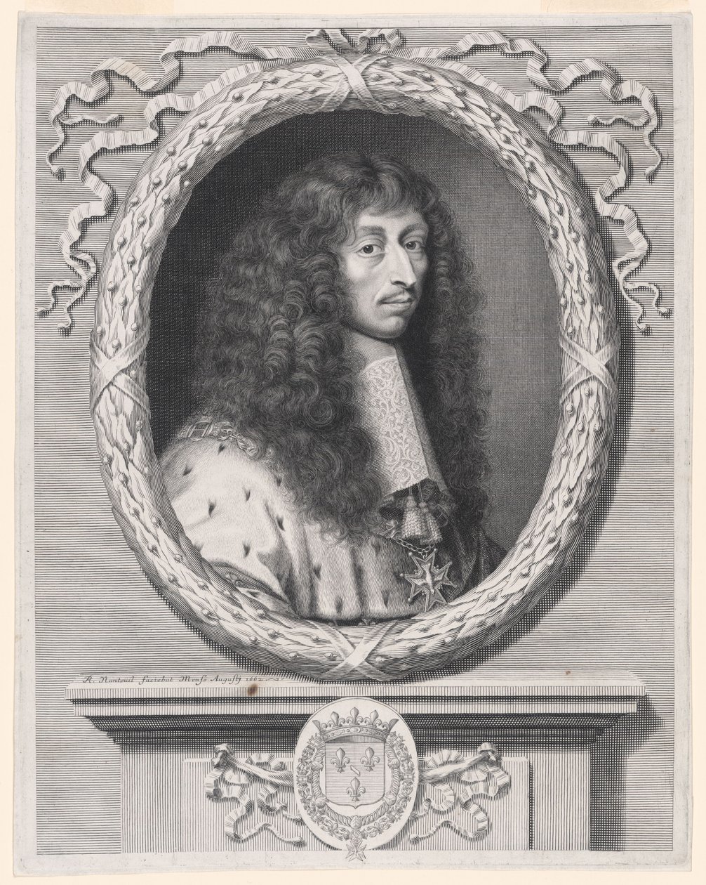 Louis de Bourbon, den andre av namnet, prins av Condé, kallad Monsieur le Prince (1621-1686) av Robert Nanteuil