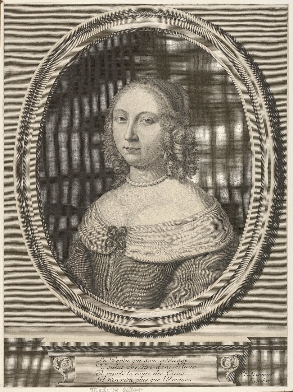 Madame de Gillier (Marie Jolly) av Robert Nanteuil
