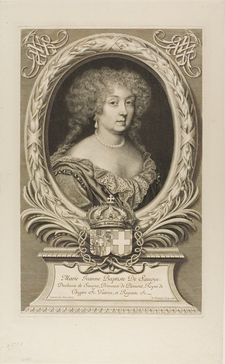 Marie Jeanne Baptiste, hertiginna av Savoye av Robert Nanteuil