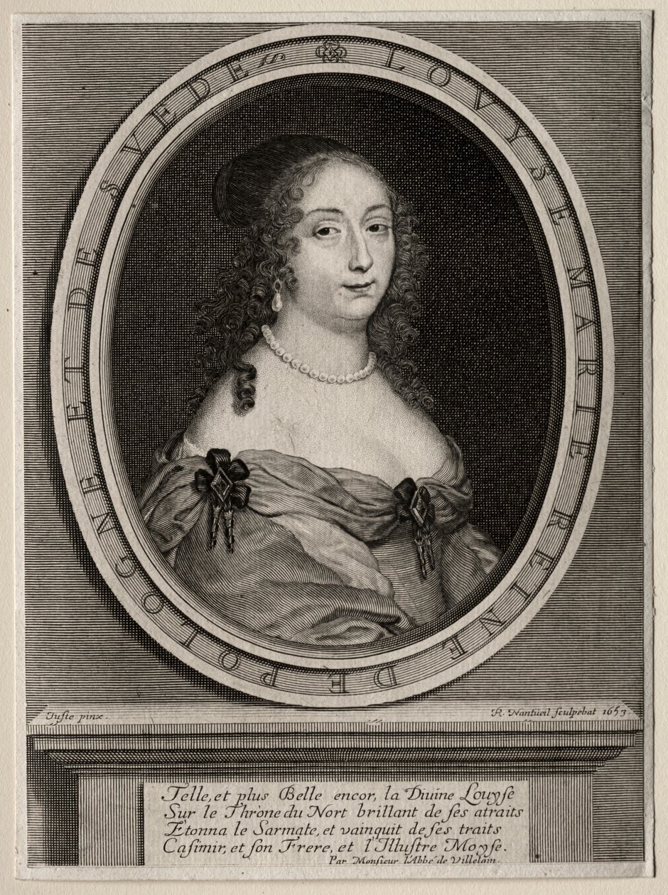 Marie Louise de Gonzague, drottning av Polen av Robert Nanteuil